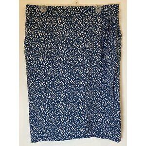 Rip Skirt Hawaii Wrap Skirt Blue White Size Large L